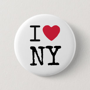 Moderne Liebe New York Individuelle Name Button