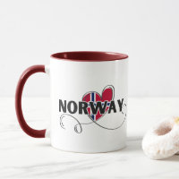 Moderne Liebe Norwegen Flaggenskandinavien Souveni