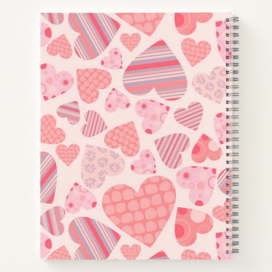 Moderne Liebe Notizblock (Rückseite)