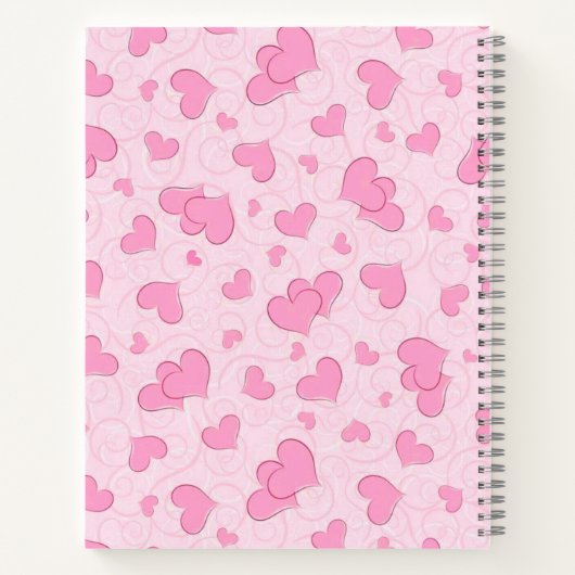 Moderne Liebe Notizblock (Rückseite)