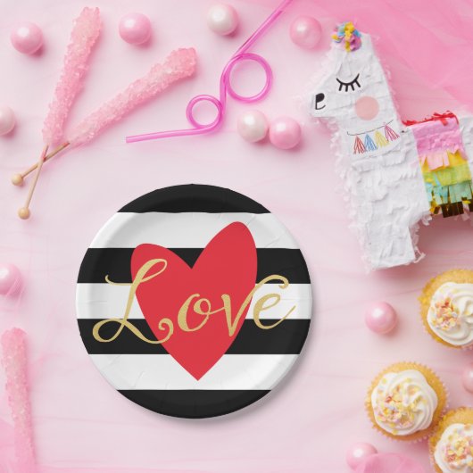 Moderne Liebe Paper Teller (Party)