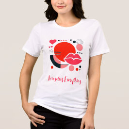 Moderne Liebe Pop Kunst Tri-Blend Shirt