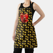 Moderne Liebe Red Hearts Personalisierte Küche Schürze (InSitu)