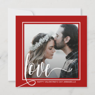 Moderne Liebe Script Foto Valentinstag