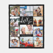 Moderne Liebe Sie FotoCollage 11 Bilder nach Maß Fleecedecke (Vorderseite)