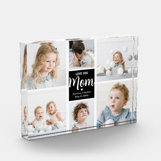 Moderne Liebe Sie "MAMA" 6 Fotoblock (Links)
