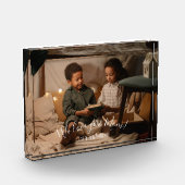 Moderne Liebe Sie Mama Foto Block (Links)