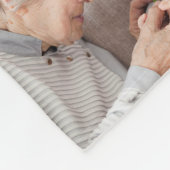 Moderne Liebe Sie Oma/andere 18-Foto Collage Fleecedecke (Ecke)