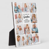 Moderne Liebe Sie Oma Custom 11 FotoCollage Fotoplatte (Seite)