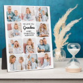 Moderne Liebe Sie Oma Custom 11 FotoCollage Fotoplatte (Seite)