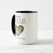 Moderne Liebe Sie Oma Foto Tasse (Vorderseite Links)