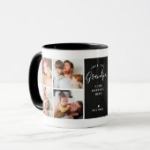 Moderne Liebe Sie Opa/Andere 8-FotoCollage Tasse (Vorderseite Links)