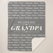 Moderne Liebe Sie Opa Sherpadecke (Vorderseite)