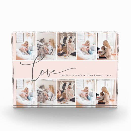 Moderne Liebe Skript für benutzerdefinierte FotoCo Fotoblock (Vorderseite)