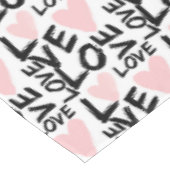 Moderne Liebe Tischdecke (Schrägansicht)