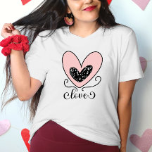 Moderne Liebe Typografie Niedlich Hearts Valentins