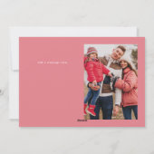 Moderne Liebe Typografie Valentinstag Foto Feiertagskarte (Rückseite)