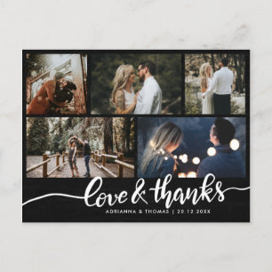 Moderne Liebe und einfache fünf Hochzeitsfeiern -  Postkarte