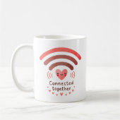 Moderne Liebe Valentine Kaffeetasse (Links)