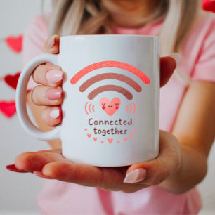 Moderne Liebe Valentine Kaffeetasse