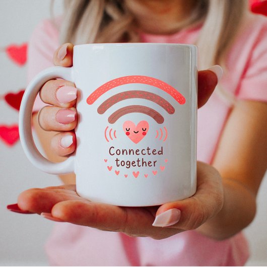 Moderne Liebe Valentine Kaffeetasse