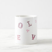 Moderne LIEBE Valentine's Day Custom Fotos Kaffeetasse (Mittel)