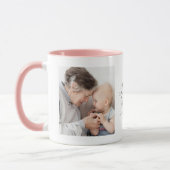 Moderne "Liebe you Granny" 2-Foto Tasse (Links)
