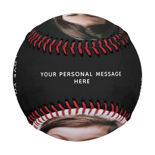 Moderne Liebe zum Outfield & Back 2-Foto Baseball (Rückseite)