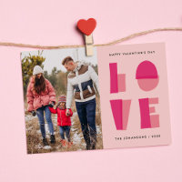 Moderne Liebes-Typografie Valentinstag-Foto