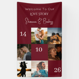 Moderne Liebesgeschichte Verlobung/Hochzeit Foto Banner