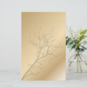 Moderne Liebesvögel rustikale Landhochzeit (Stehend Vorderseite)