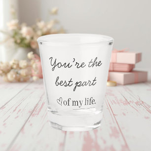 Moderne Liebeszitat-Shotgläser Schnapsglas