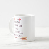 Moderne, liebevolle Text-Kaffee-Tasse Kaffeetasse (Vorderseite Links)