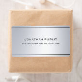 Moderne Lieferadresse für Silver Template (Insitu)