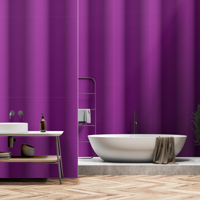 Moderne lila 3D-Effekt-Streifen Tapete (Badezimmer)