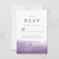 Moderne Lila Abstrakte Wasserfarbenprägung Stilvol