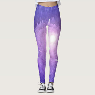 Moderne, Lila Athletic Workout-Leggings mit Girly  Leggings