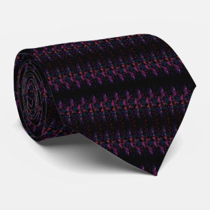 Moderne Lila Black Neck Tie Krawatte