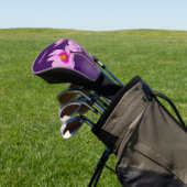 Moderne Lila, bläserne Personalisierte Frauen Golf Headcover (In SItu)