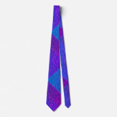 MODERNE LILA BLUE NIEDLICH NECK TIE KRAWATTE (Vorderseite)