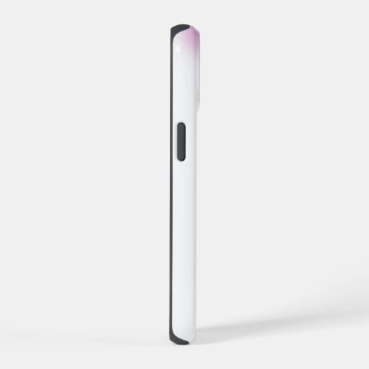 Moderne Lila Blumen iPhone 15 Hülle (Rechte Seite)