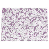 Moderne lila Blumenhaar-und Schönheits-Butike Große Geschenktüte (Rückseite)