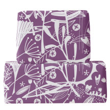 Moderne Lila botanische Foliage