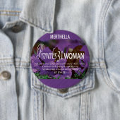 Moderne Lila Christliche PROVERBS 31 Button (Beispiel)