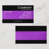 Moderne - Lila Farbgebung Visitenkarte (Vorne/Hinten)