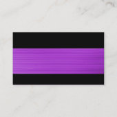 Moderne - Lila Farbgebung Visitenkarte (Rückseite)