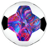 Moderne Lila Farbpalette Fußball (Gedreht)