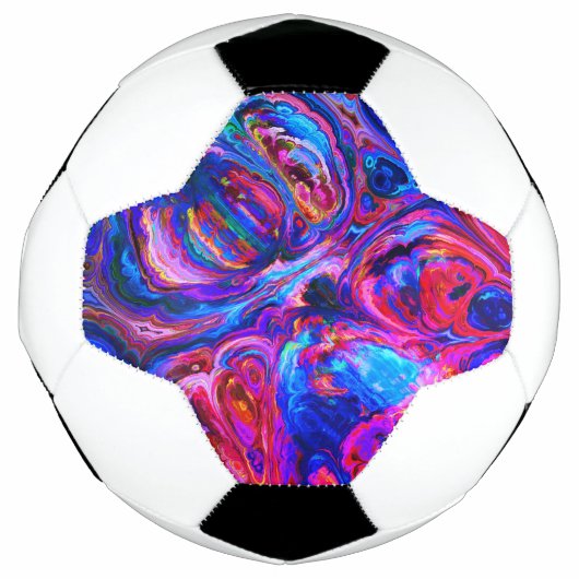 Moderne Lila Farbpalette Fußball (Vorderseite)