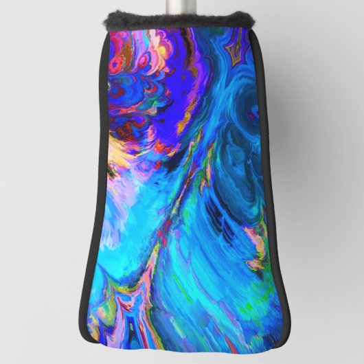 Moderne Lila Farbpalette Golf Headcover (Rotieren 90)