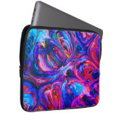 Moderne Lila Farbpalette Laptopschutzhülle (Vorne Rechts)